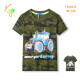Chlapecké triko - KUGO TM9216, khaki/ zelený bagr Barva: Khaki, Velikost: 104 - thumb (3)