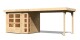 Dřevěný domek KARIBU KERKO 3 + přístavek 280 cm (82936) natur LG2958 - thumb (0)