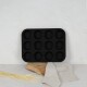 BERLINGERHAUS Forma na muffiny 12 ks Matte Black Collection BH-7950 - thumb (3)