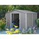 G21 Zahradní domek G21 GAH 529 - 277 x 191 cm, šedý G21-63900531 - thumb (1)