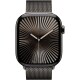 Apple Watch Series 10 Cellular 46mm Břidlicově šedý titan s břidlicově šedým milánským tahem M/L - thumb (1)