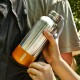 Láhev na vodu EXPLORER 850 ml, oranžová, nerezová ocel, Black+Blum - thumb (1)