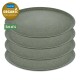 Velký talíř CONNECT 25,5 cm, sada 4 ks, přírodní popelavě šedá, Koziol - thumb (0)