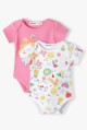 Body kojenecké 2pack, Minoti, tulip 7, Holka - 50/56 | NB - thumb (0)
