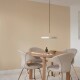 Závěsná lampa ASTERIA 43 cm, bílá / zlatá, hliník, Umage - thumb (1)