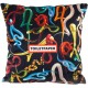 Dekorační polštář TOILETPAPER SNAKES 50 x 50 cm, černá, Seletti - thumb (1)