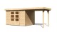 Dřevěný domek KARIBU ASKOLA 5 + přístavek 240 cm (73248) natur LG3194 - thumb (0)