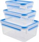 Box na potraviny MASTER SEAL FRESH, sada 3 ks, modrá, plast, Tefal - thumb (0)