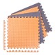 Puzzle podložka Sportago Easy-Lock 60x60x1,2 cm, 4 ks, oranžová - thumb (0)