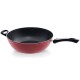 Wok COLOR EDITION 32 cm, červená, hliník, Fissler - thumb (1)