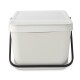 Odpadkový koš SORT & GO 20 l, stohovatelný, světle šedá, Brabantia - thumb (9)