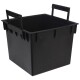 PROGARDEN Květináč s obalem čtvercový 24 cm černá KO-Y89300420 - thumb (1)