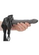 Ouch! Twisted Hollow Strap-on 8" 20cm Gunmetal - thumb (8)