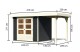 Dřevěný domek KARIBU ASKOLA 3 + přístavek 150 cm (38660) antracit LG3229 - thumb (1)