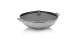 KELA Wok litinový s poklicí CALIDO 36 cm šedá KL-12610 - thumb (0)