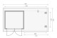 Dřevěný domek KARIBU BASTRUP 2 + přístavek 300 cm včetně zadní stěny (9301) natur LG2818 - thumb (2)