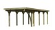 Carport KARIBU CLASSIC 3B 61971 ocelové střešní plechy LG3358 - thumb (1)