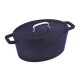 CS SOLINGEN Pekáč s poklicí litinový oválný se smaltovaným povrchem ALPEN 31 x 23 cm modrá CS-079697 - thumb (0)