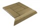 G21 Přechodová lišta G21 Cumaru pro WPC dlaždice, 38,5 x 7,5 cm rohová (levá) G21-63910067 - thumb (5)