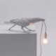 Stolní lampa BIRD PLAYING 33 cm, bílá, Seletti - thumb (7)