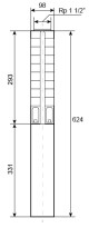 Ponorné čerpadlo EVAK V4S-5M06, 400V, 0,55kW, 2m kabelu - thumb (2)