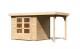 Dřevěný domek KARIBU ASKOLA 3 + přístavek 150 cm (23491) natur LG3227 - thumb (0)