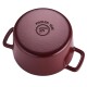 Zapékací mísa MOMENTS 24 cm, vínově červená, litina, Fissler - thumb (7)