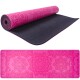 Gumová jóga podložka Sportago Šánti 183x66 cm - růžová - 4 mm - thumb (0)