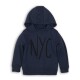 Mikina chlapecká s kapucí, Minoti, KB FLEECE HOODY 7, tmavě modrá - 140/146 | 10/11let - thumb (0)