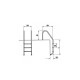 Flexinox Pool bazénové schody Standart 3-st. AISI-304 - thumb (1)