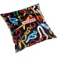Dekorační polštář TOILETPAPER SNAKES 50 x 50 cm, černá, Seletti - thumb (3)