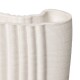 Váza MOIRE 30 cm, bílá, kamenina, ferm LIVING - thumb (6)