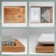 KELA Servírovací misky žhavý kámen XL Country akátové dřevo tmavě šedá 29,0x23,0x4,5cm KL-16629 - thumb (4)