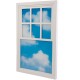 Nástěnné dekorační světlo WINDOW #1 90 x 57 cm, bílá, dřevo / akryl, Seletti - thumb (2)