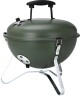 PROGARDEN Přenosný gril na dřevěné uhlí s víkem 37 cm army zelená KO-C83000410 - thumb (0)