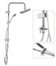 EXCELLENT Sprchový set bez baterie na stěnu DÉŠŤ chrom KO-CF6000010 - thumb (0)