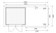 Dřevěný domek KARIBU ASKOLA 3,5 + přístavek 280 cm (9148) šedý LG3190 - thumb (3)