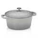 KELA Pekáč litinový s poklicí CALIDO 24 cm šedá KL-12606 - thumb (0)