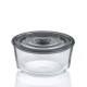KELA Dóza na potraviny skladovací Aurelia sklo 19 x 9 cm, 1,22l 
 KL-12641 - thumb (0)