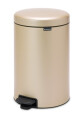 Pedálový odpadkový koš NEWICON 20 l, champagne, Brabantia - thumb (2)