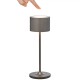 Přenosná stolní lampa FAROL MINI 19,5 cm, LED, spálený kov, hliník, Blomus - thumb (4)