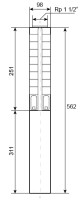 Ponorné čerpadlo EVAK V4S-5M04, 400V, 0,37kW, 2m kabelu - thumb (2)