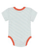 Kojenecké body - WINKIKI WNB 91309, bílá/ modrý proužek Barva: Bílá, Velikost: 74 - thumb (2)