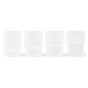 Sklenice na vodu RIPPLE 200 ml, sada 4 ks, bílá, ferm LIVING - thumb (0)