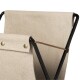Stojan na časopisy HERMAN 51 cm, železo / bavlna, ferm LIVING - thumb (2)