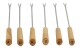 KELA Fondue sada 23 ks NATURA smalt / keramika / dřevo KL-61201 - thumb (9)