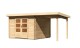 Dřevěný domek KARIBU BASTRUP 5 + přístavek 200 cm (73990) natur LG2900 - thumb (0)