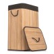 G21 Koš na prádlo G21 72 l, bambusový s hnědým košem G21-63555151 - thumb (3)