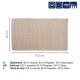KELA Koupelnová předložka Miu směs bavlna/polyester zakalená růžová 100,0x60,0x1,0cm KL-24726 - thumb (2)