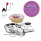 KELA Ohřívač  BASIC chróm KL-60127 - thumb (4)